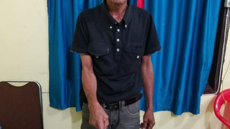Satres Narkoba Polres Taput Tangkap Pensiunan PNS, Inisial (UM) Tersangka Narkotika Jenis Ganja