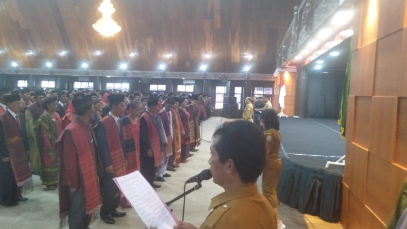 970 Anggota BPD Se-Taput Diangkat Sumpah, Nikson Nababan: Selamat Kepada BPD yang Baru Dilantik
