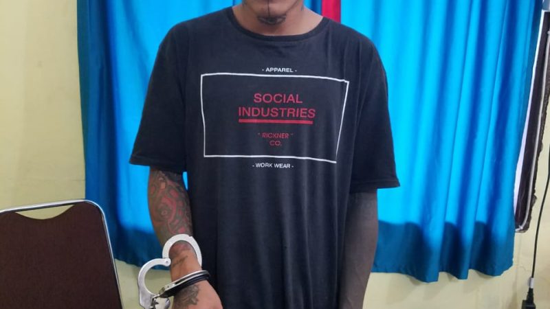 Tersangka Narkoba Bernama Novendro Lumbantobing Ditangkap Polres Taput Di Desa Aek Siansimun Tarutung