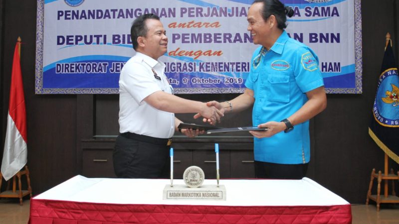 Akui Tak Dapat Bekerja Sendiri, Deputi Pemberantasan BNN dan Ditjen Imigrasi Sepakat Jalin Kerja Sama