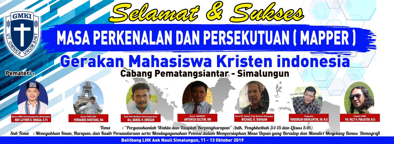 Perluas jangkauan organisasi, GMKI Cabang Pematangsiantar-Simalungun akan gelar MAPPER di Aek Nauli Simalungun
