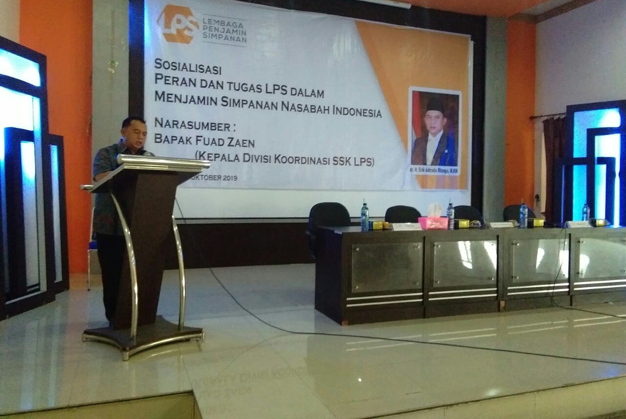 LPS Dan Asosiasi Pemuda Gelar Sosialisasi Tupoksi  LPS Dan Nasabah
