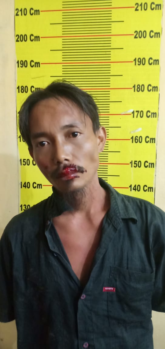 Warga Kwala Belaka di Gulung Polsek Deli Tua Karena Ganja