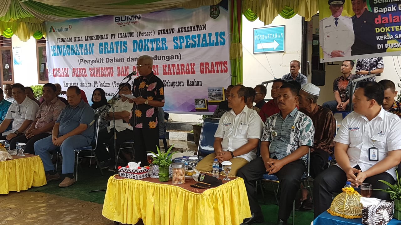 Pemkab Asahan Dan PT Inalum Gelar Pengobatan Gratis