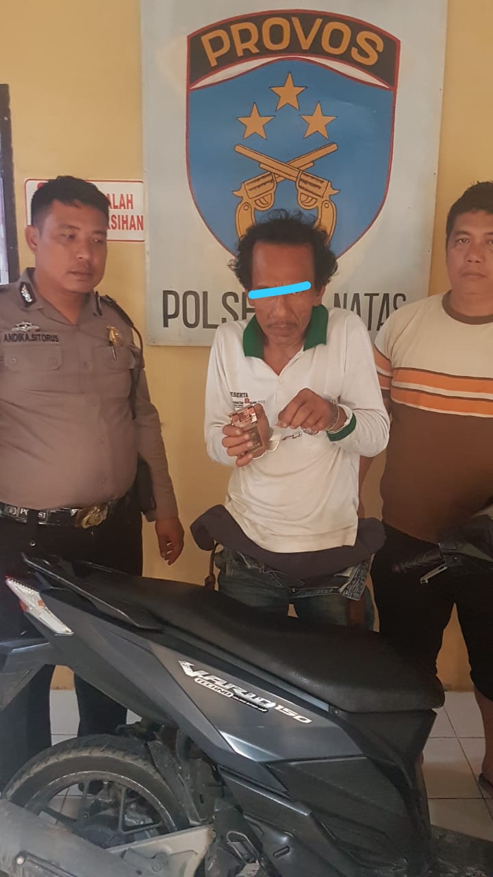 Miliki Sabu – Sabu, Pria Tua Ini Di Giring Kepolsek Aek Natas