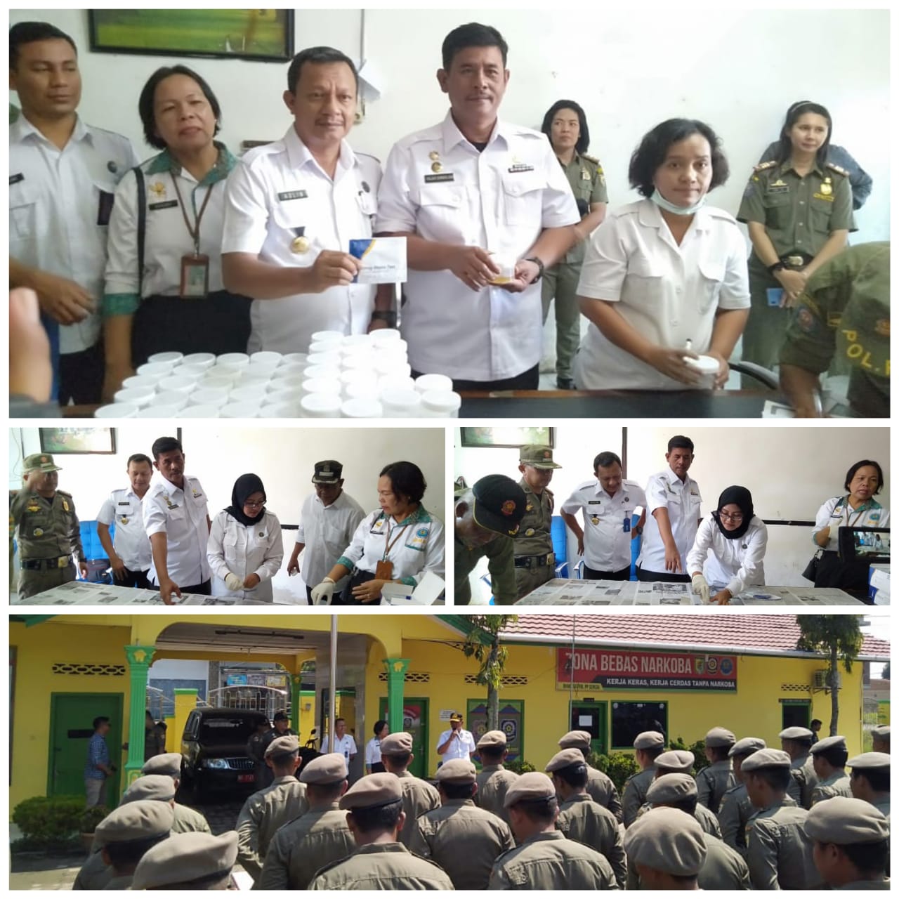 Dinas Satpol-PP Sergai Sukseskan Program P4GN Dengan Melakukan Tes Urine Setiap Tahun