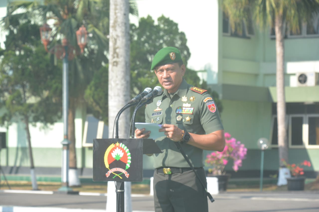 Danrem 071/Wijayakusuma Pimpin Upacara Peringatan Hari Sumpah Pemuda