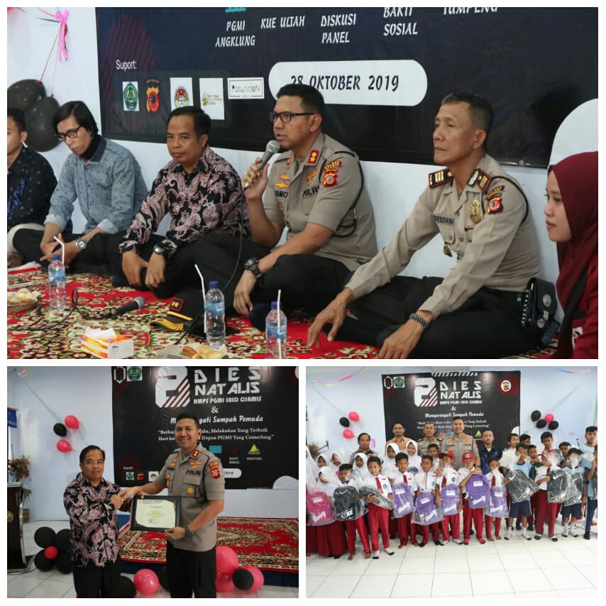 Kapolres Ciamis Beri Kata Sambutan Pada Dies Natalis HMPS PGMI IAID