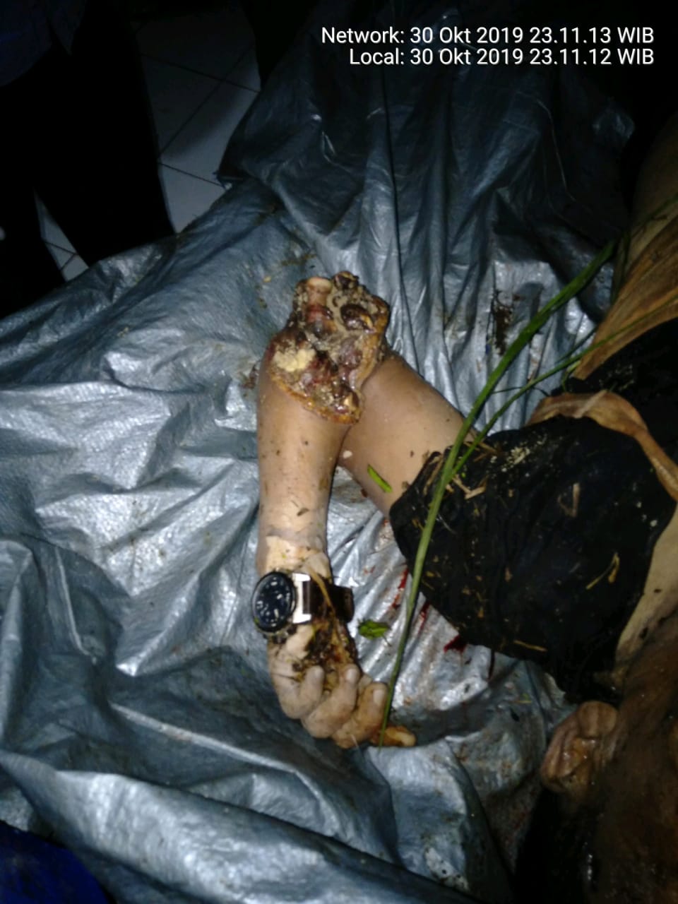 Warga Rantauprapat Digegerkan Penemuan Mayat di Parit Kebun