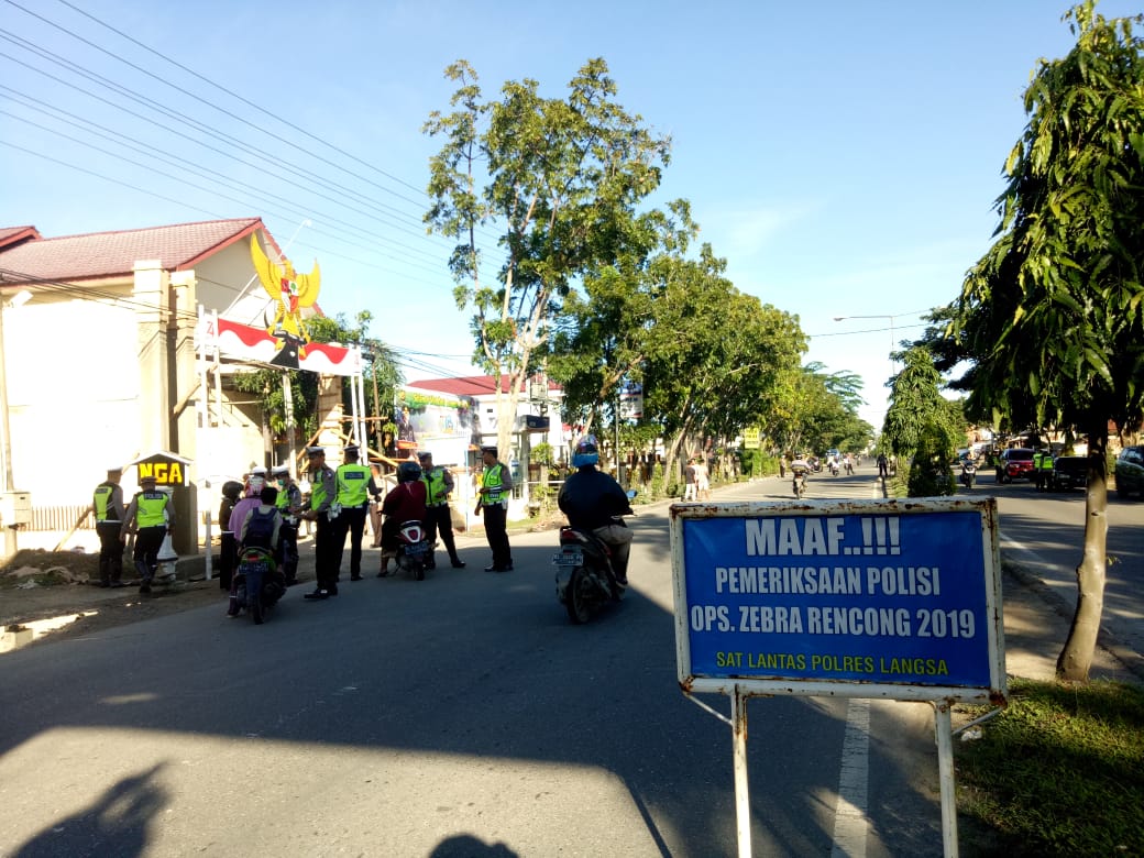 Sepekan Operasi Zebra, Sekitar 822 Pengendara di Langsa Ditilang