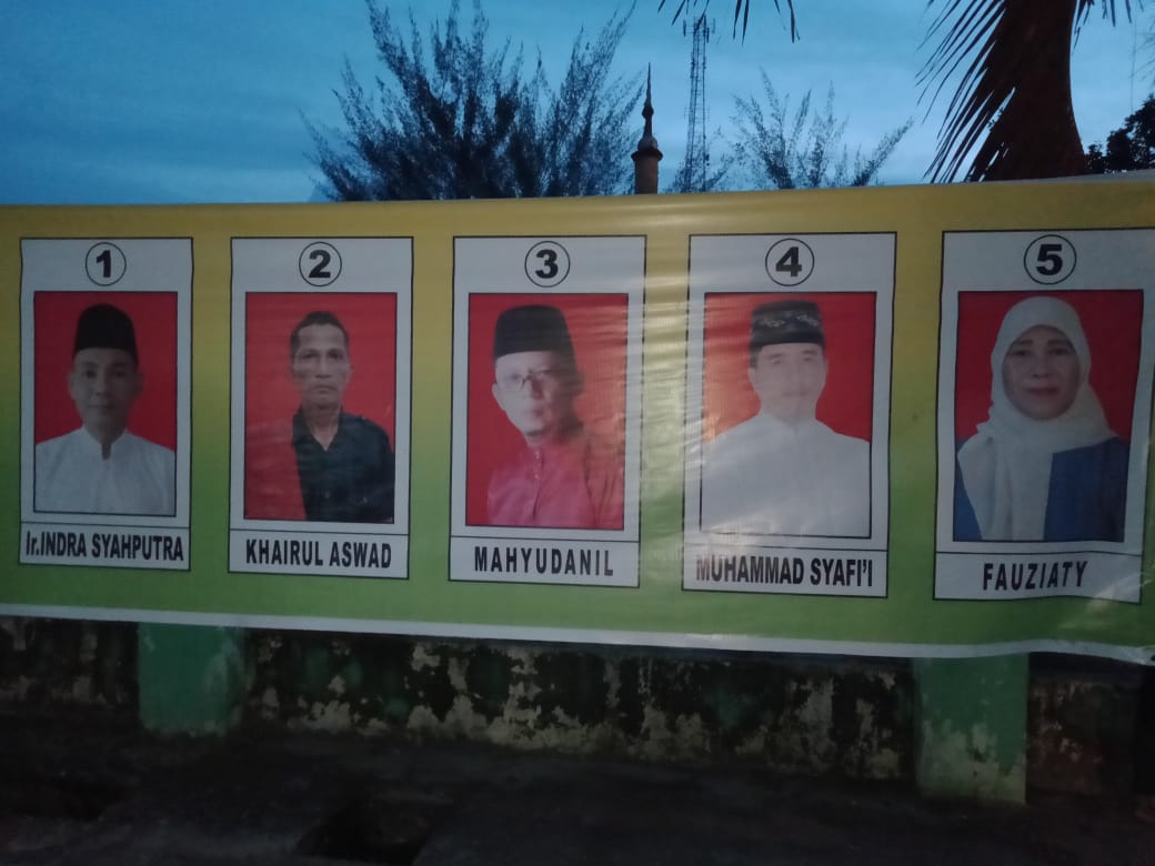 Nomor urut 1 Indra Syahputra Unggul Dalam Penghitungan Suara Pilkades 2019 Di Desa Pekan Tanjung Beringin