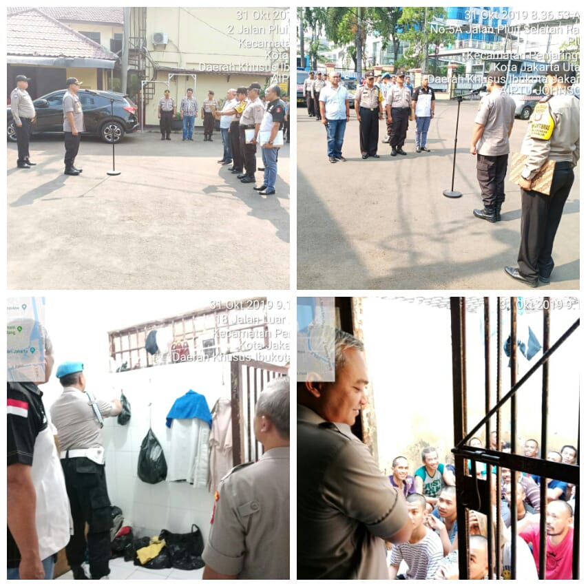 Kapolsek Metro Penjaringan Jakarta Utara Pimpin Rutin Apel Pagi