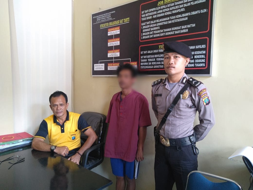 Bawa Narkoba Jenis Ganja, Seorang Buruh Bangunan Berurusan Dengan Kepolisian