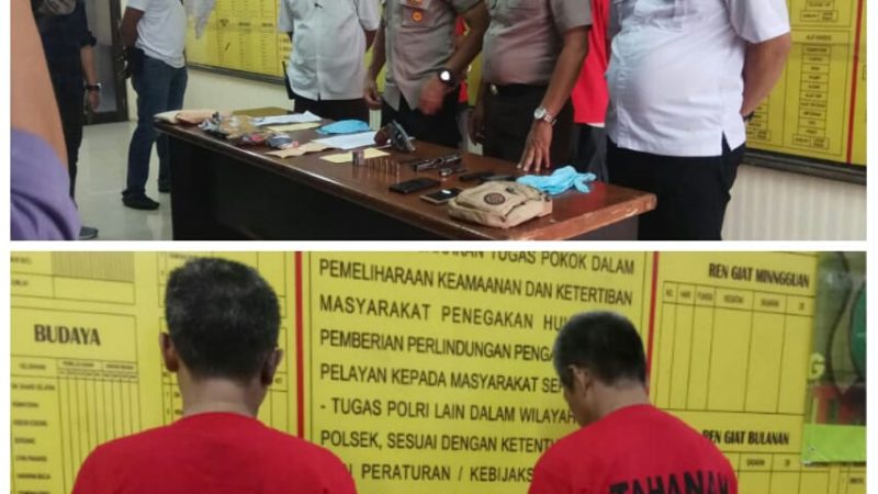 Polsek Metro Kemayoran Ungkap Dua Kasus Kejahatan