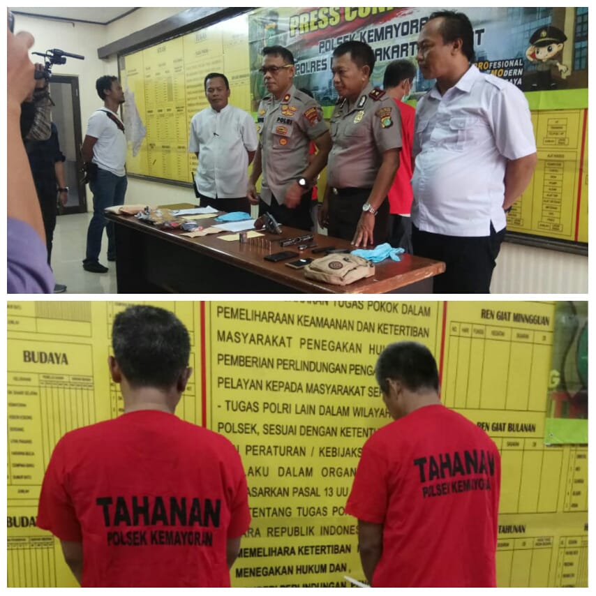 Polsek Metro Kemayoran Ungkap Dua Kasus Kejahatan