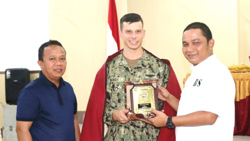 Bupati Tapteng Hadiri Penutupan Pre Deployment Site Survey (PDSS) Pacific Partnership 2020