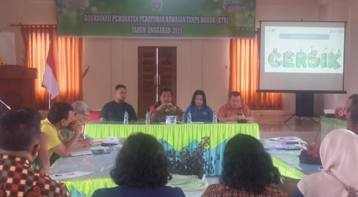 Bupati Karo Dukung Pembuatan Perda Kawasan Tanpa Rokok