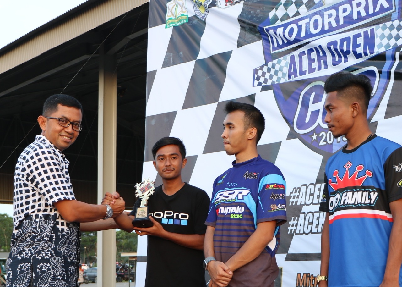 Lanud Iskandar Muda Motoprix Open Turnamen Resmi di Buka Oleh Kadispora Pemprov Aceh