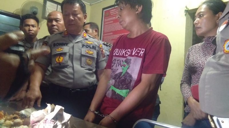 Campurkan Nasi Bungkus Dengan Sabu-sabu, Pasutri di Tangkap Satsabhara Polrestabes Medan