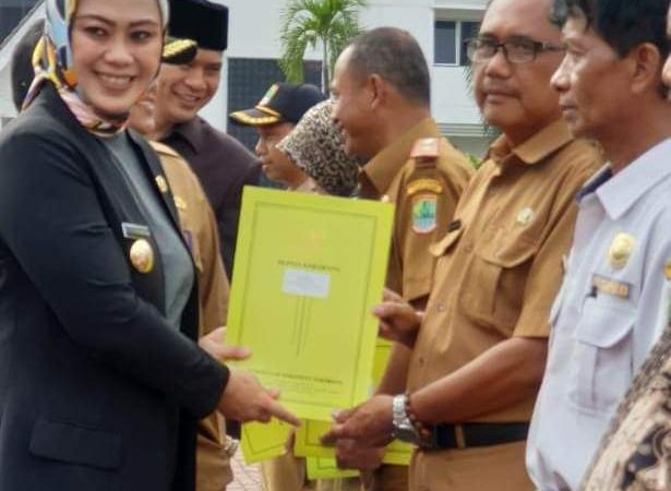 Jelang Hari Pahlawan, Bupati  Cellica Naikan Pangkat Ratusan PNS  Di Karawang