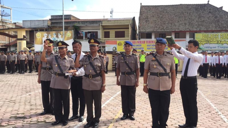 Polres Samosir Apel Sertijab