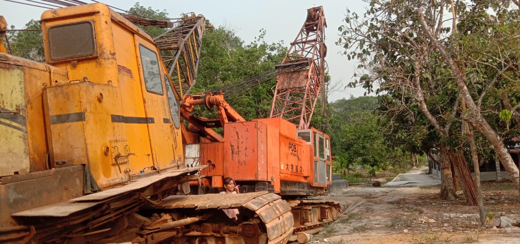 Pembangunan Sheet Pile Di Sungai Selan  Mangkrak, Dinas PU Diminta Tindak Tegas