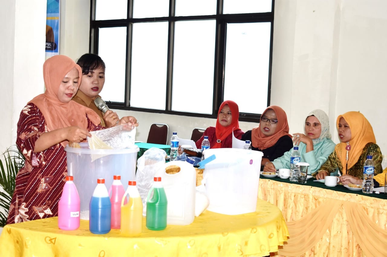 Trobosan Peningkatan Ekonomi, Dinas PP dan PA Tapteng Bekali Ibu Rumah Tangga/Perempuan Pengerajin Berkualitas