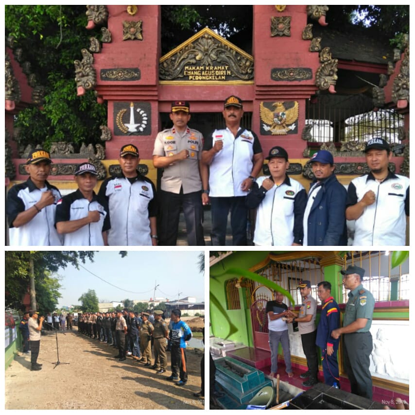 Kapolsek Cengkareng Pimpin Apel Jelang Hari Pahlawan Bersama Tiga Pilar