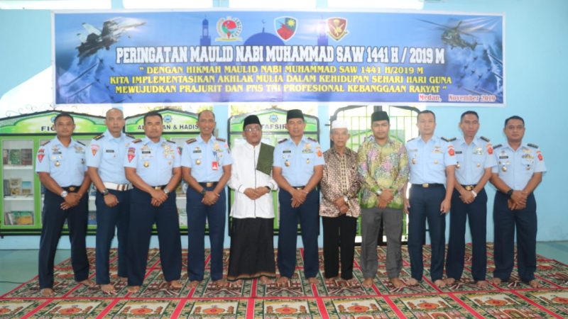 Peringatan Maulid Nabi Muhammad SAW 1441 H / 2019 M Di Lanud Soewondo