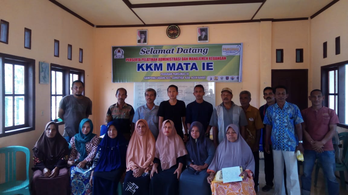 Pelatihan Pogram Pansimas Air Bersih di Gampong Ladang
