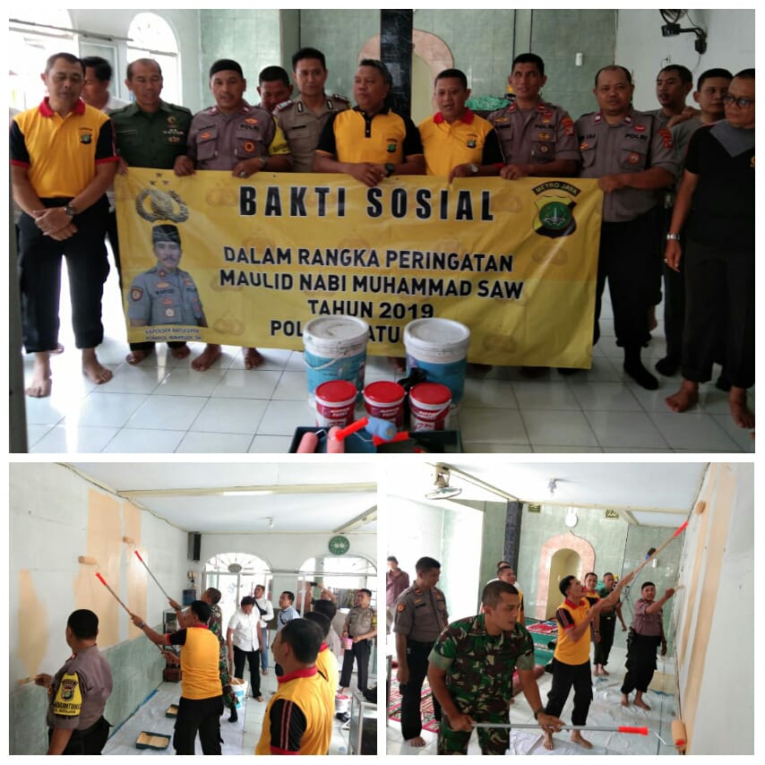 Kapolsek Beserta Wakapolsek Batu Ceper Dan Jajaran Lakukan Baksos