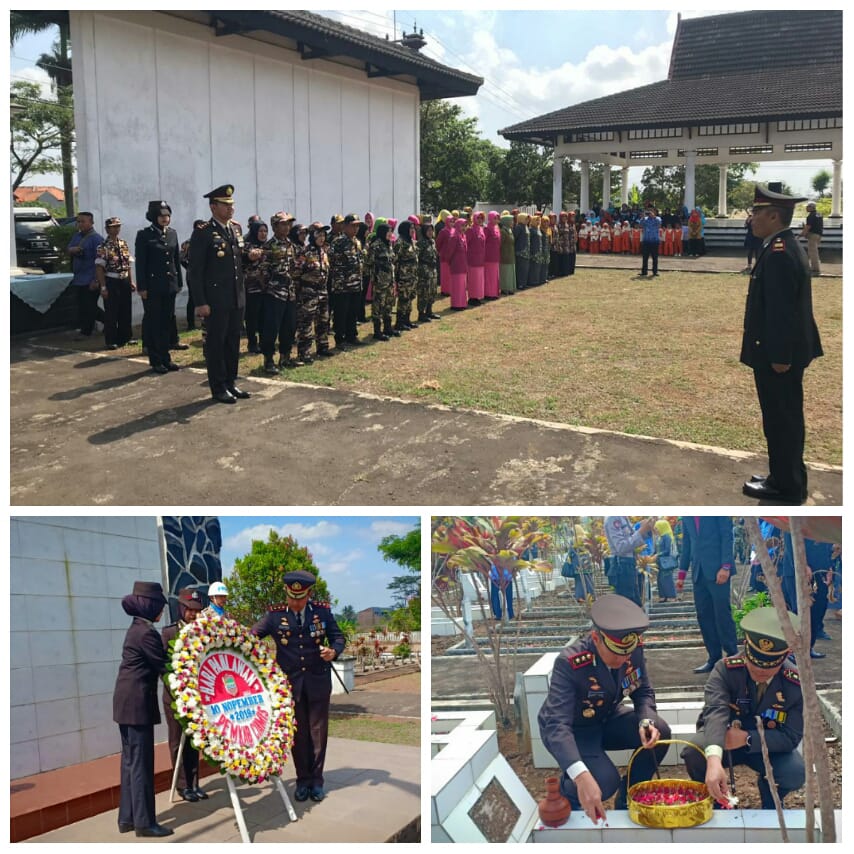 Peringati Hari Pahlawan Tahun 2019, Kabupaten Ciamis Upacara Ziarah Nasional di Taman Makam Pahlawan