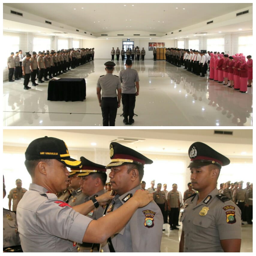 Kapolres Metro Jakarta Pusat Pimpin Langsung Upacara Sertijab PJU