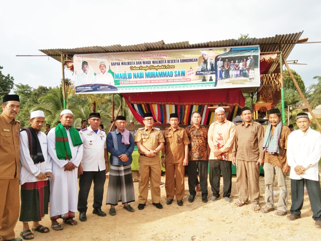 Salmaza, Wakil Walikota Subulussalam Hadiri Perayaan Maulid Nabi Muhammad SAW Di Sultan Daulat