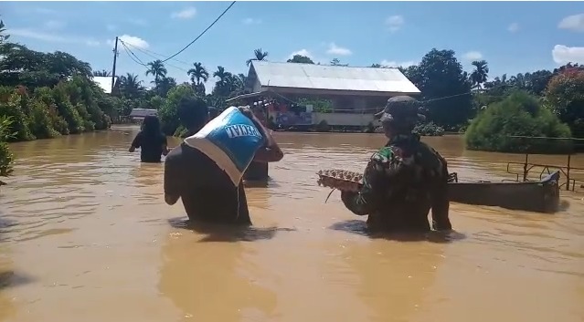 Hujan Deras Berkepanjangan, Krueng Langsa Meluap