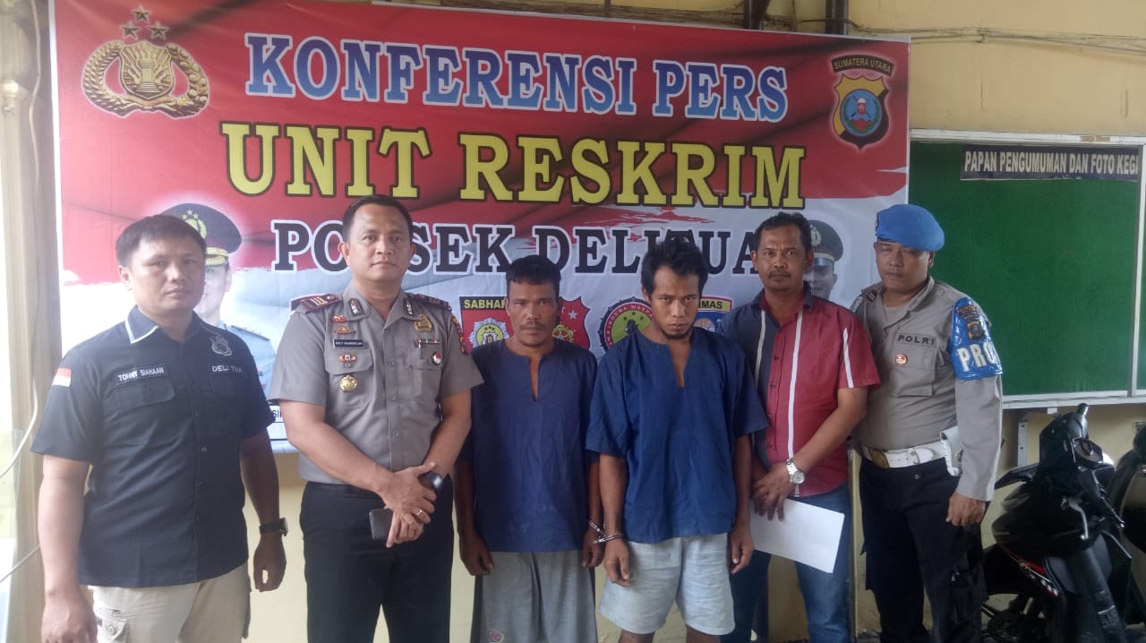 Nyabu di Pajak Old Town Deli Tua, Dua Sekawan Kompak Masuk Sel