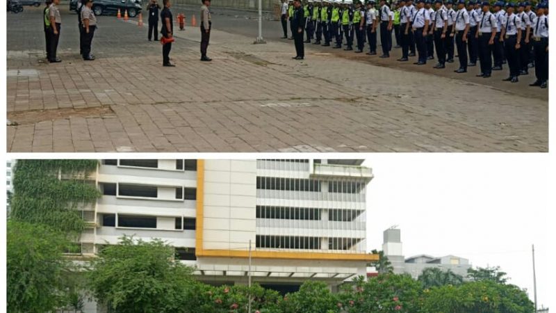 Kasunit Bintibmas Mendampingi Kanit Binmas Polsek Metro Tanah Abang Pimpin Pembinaan dan Penyuluhan (Binluh) Kepada Satpam PT.ABK