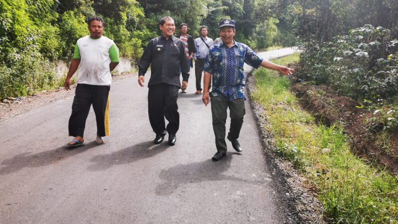Bupati Karo : Pembangunan Jalan Alternatif  di Jalan Udara Berastagi Telah Rampung