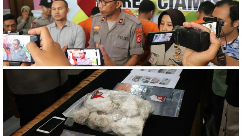 Tiga Pelaku Diduga Penambang Batu Kapur Ilegal Diamankan Polres Ciamis