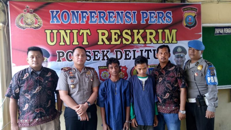 Sedot Sabu di Kwala Belaka, 2 Warga Jalan Luku Kesedot Polsek Deli Tua