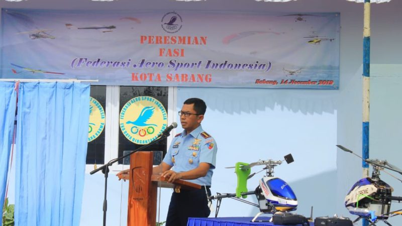 Kolonel Pnb Hendro Arif Hadiri Peresmian FASI kota SABANG