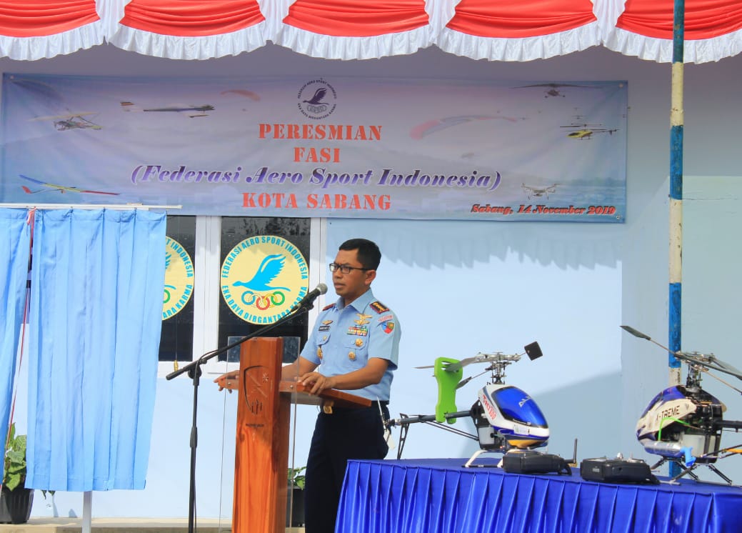 Kolonel Pnb Hendro Arif Hadiri Peresmian FASI kota SABANG