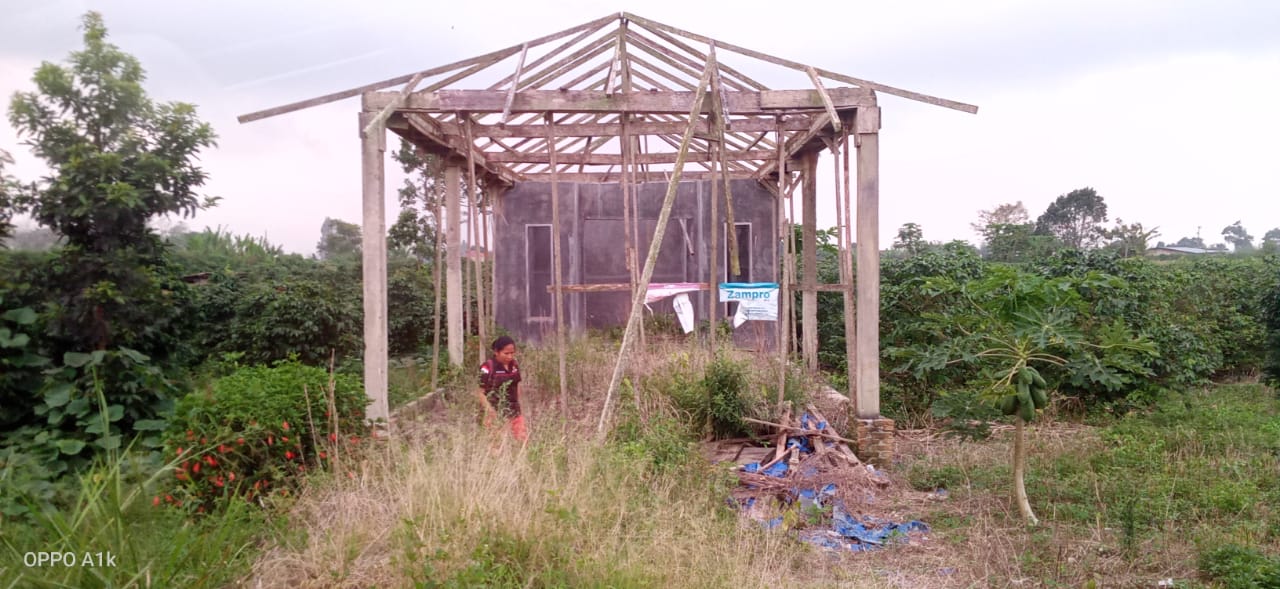 Miris, Pembangunan Balai Desa Bunuraya di Karo Terbengkalai