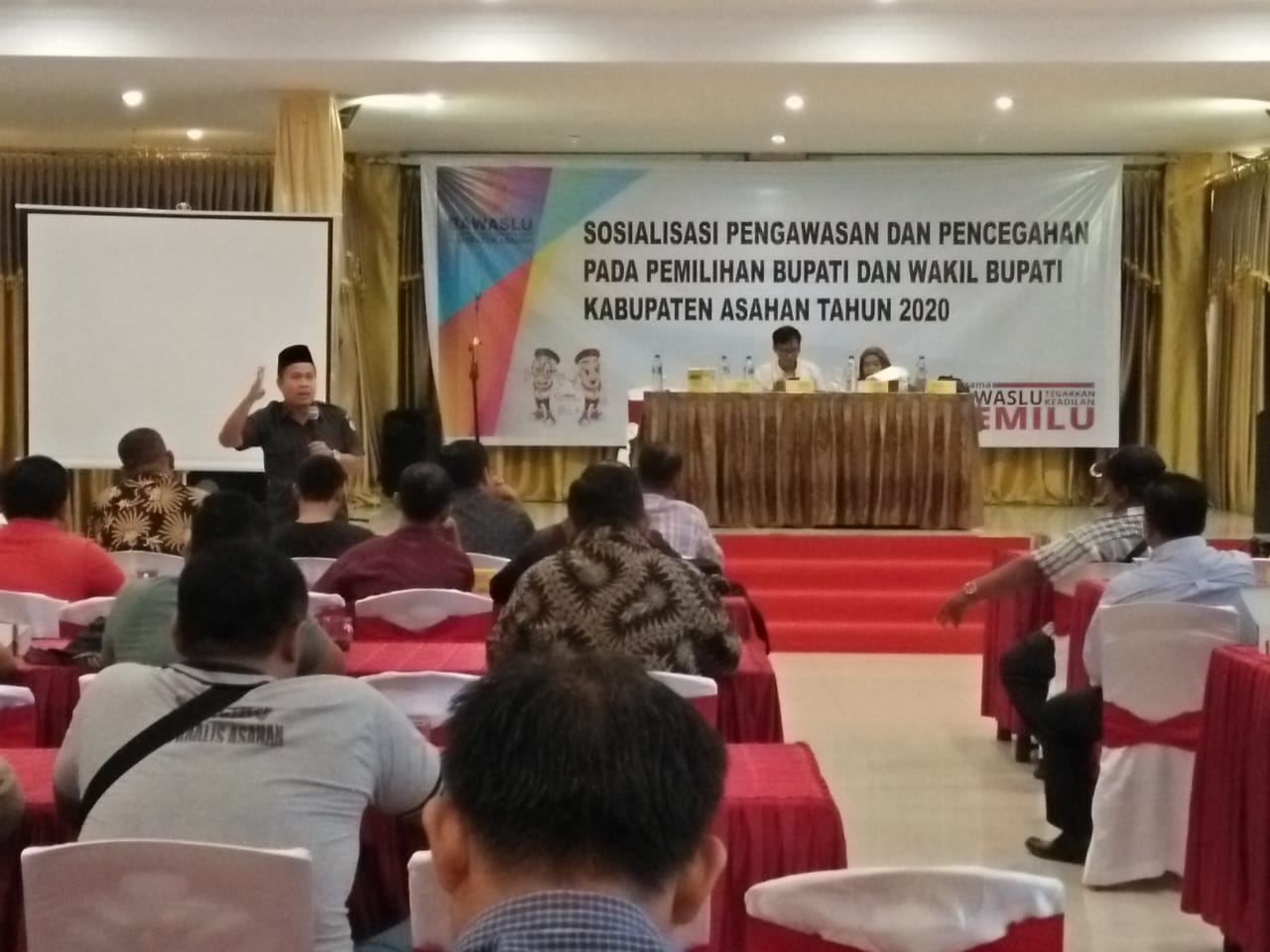 Bawaslu Sosialisasi Pengawasan Dan Pencegahan Pada Pemilu Bupati Dan Wakil Bupati Asahan 2019