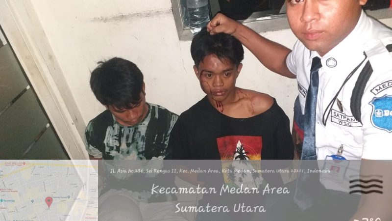 Rampas HP Pria Tua, Gidion dan Imanuel di Amankan Satreskrim Polrestabes Medan