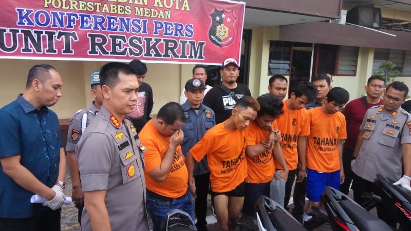 Polsek Medan Kota Tembak 2 dari 5 Pelaku Curas, 3 Lagi DPO
