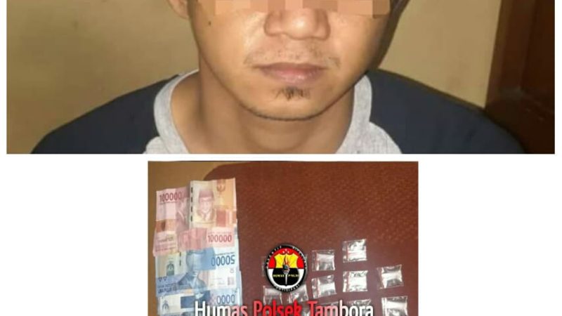 Anggota Subnit Narkoba Polsek Tambora Berhasil Menangkap Seorang Pemuda Pengedar Narkotika Jenis Sabu
