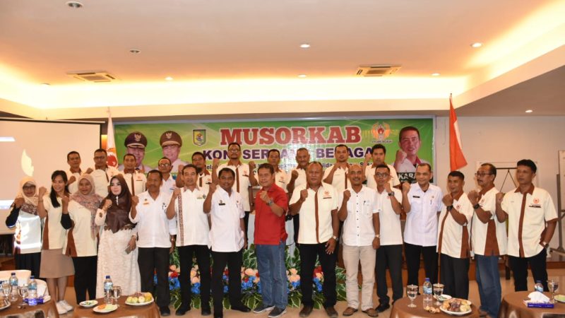MUSORKAB Ke-IX KONI Sergai Tahun 2019, Aspul Lubis Terpilih Jadi Ketua Umum KONI Sergai Periode 2019-2023