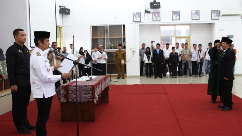 Walikota Lantik Kusdianto Sebagai Penjabat Sekda Siantar