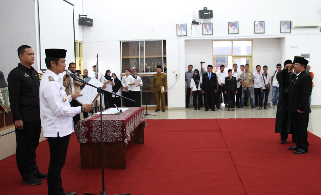 Walikota Lantik Kusdianto Sebagai Penjabat Sekda Siantar